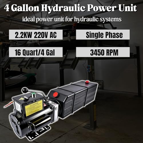 Hydraulic Car Lift Pump 2.2KW 220V AC 3450 RPM Single Phase - color: 3450 RPM