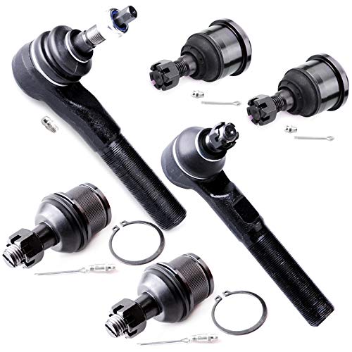SCITOO Suspension Kit Fit 2006-2008 for Dodge Ram 1500 4WD Ball Joint 6pc - color: As Shown, size: medium