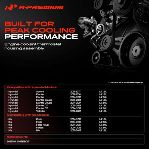 A-Premium 엔진 냉각수 온도 조절기 하우징 어셈블리