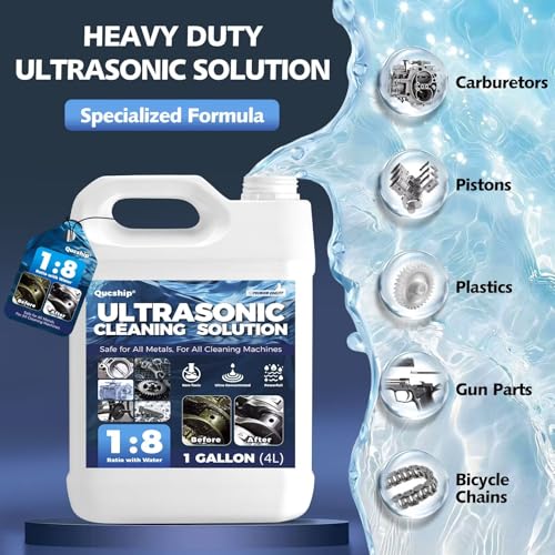 Ultrasonic Carburetor Cleaner for Engine Parts, Makes 9 Gallons, 128 oz - size: 128 Fl Oz (Pack of 1)