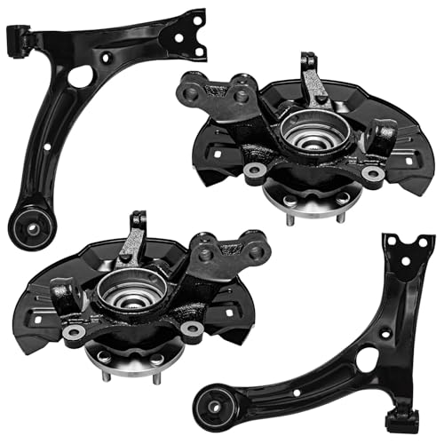 Detroit Axle - AWD Front Steering Knuckles & Wheel Hub Bearings Lower - size: 4CU47840/4PC