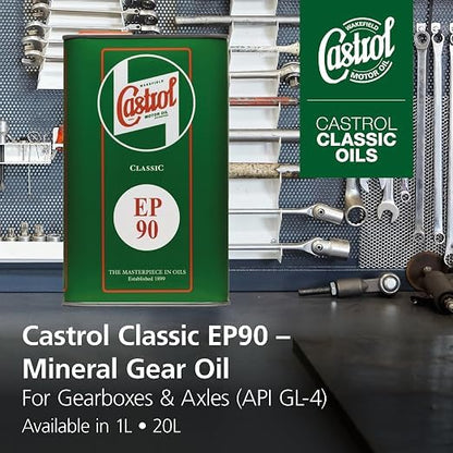 Castrol Classic EP90 Gear Oil SAE 90, 1L