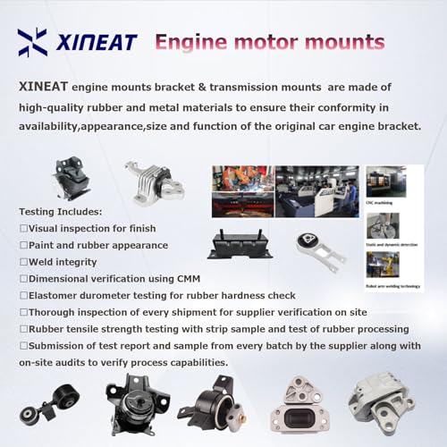 Engine Mount Fit for Dodge Grand Caravan 2011-2016 Chrysler Town & Country 2011-2016 Replacement 4880494AB 5273994AB 1pc XINEAT - size: 4880494AB