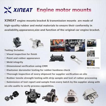 Engine Mount Fit for Dodge Grand Caravan 2011-2016 Chrysler Town & Country 2011-2016 Replacement 4880494AB 5273994AB 1pc XINEAT - size: 4880494AB