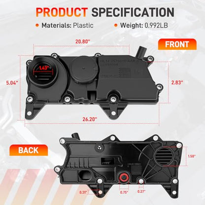 32140004 PCV Valve Oil Trap Engine Valve Cover with Gasket