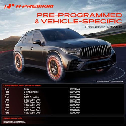 A-Premium 315MHz Pre-programmed TPMS Sensor Tire Pressure Monitoring Sensor