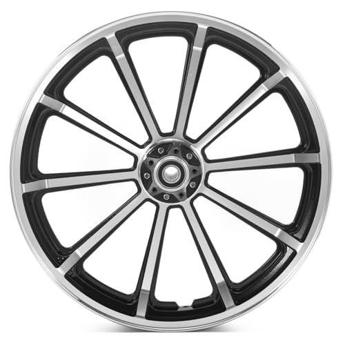 TOFR 21 inch Gloss Black Front Wheel Rim Tubeless For Harley Dyna 2008-2017