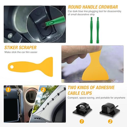 GOOACC 200Pcs Trim Removal Tool Auto Push Pin Bumper Retainer Clip Set - color: 200Pcs Clips Removal Kit Green