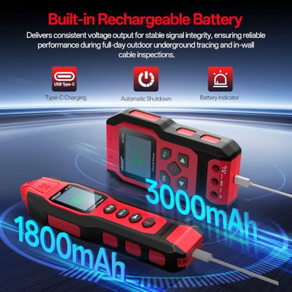 NOYAFA NF-8301 Circuit Tracer, Underground Wire Locator &Digital Multimeter