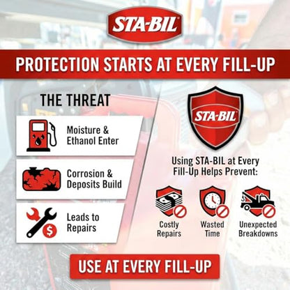 STA-BIL In-Season Protection Fuel System Treatment & Injector Cleaner, 10oz - size: 10 Fl Oz (Pack of 1)