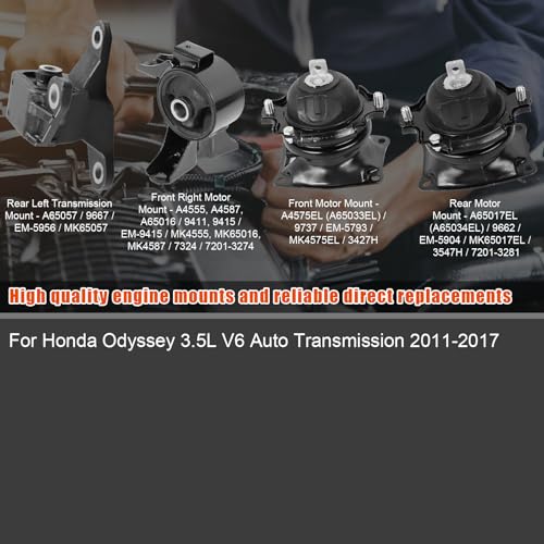 Engine Mount For Honda Odyssey 3.5L V6 2011-2017 - size: 2011-2017 Odyssey 3.5L