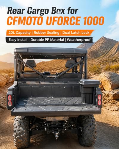 SAUTVS Rear Cargo Box for CFMOTO UFORCE 1000 2019-2026/1000 XL 2022-2026