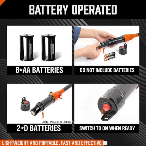 HORUSDY Battery Portable Battery Operated Gas & Water Pump, Powered Fuel Transfer Pump, 2.2GPM Gasoline & Liquid Siphon Pump, Automatic Gas Pump for Gas Can & Tank, Handheld Liquid Transfer Pump - size: 2.2GPM Gasoline & Liquid Siphon Pump