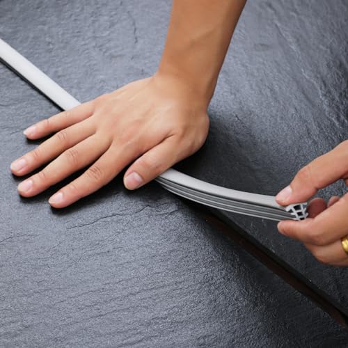 Flexible EPDM Rubber Strip (25 ft Long and 1/2 inch Wide) for Concrete Crack Repair and Replacement - Weather and Aging Resistant Expansion Joint Filler for Driveways and Sidewalks - size: 1/2", 25 ft