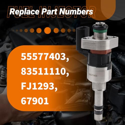 4PCS FJ1293 Fuel Injector Compatible with Buick Encore CHEVY Cruze