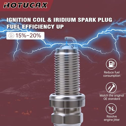 UF611 Ignition Coils & Spark Plugs Tune Up Kit, 4 Pack - size: UF611 & Spark Plugs