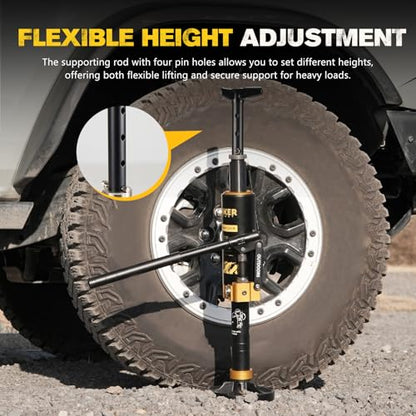 BUNKER INDUST Portable Hydraulic Recovery Jack with Lift Mate, 4x4 Off Road Lift Jack for SUV ATV UTV, 19,400 lbs Lifting Capacity