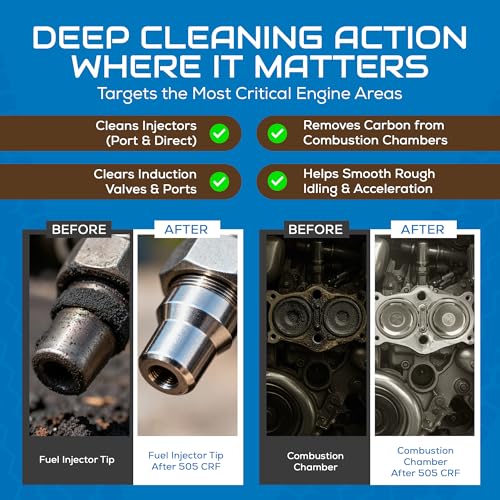 ATS Chemical 505 CRF Fuel System Treatment with Anti-Spill Spout - style: Fuel System Cleaner 16 FL OZ W/ Anti-Spill Spout