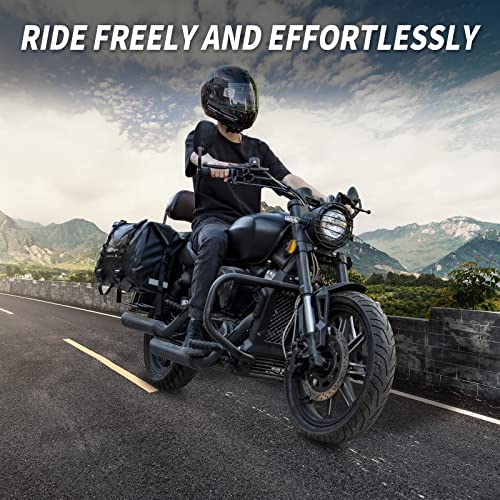 50L Waterproof Motorcycle Saddlebags and 35L Waterproof Backpack for Men and Women - Heavy Duty Roll-Top Floating Dry Bag Backpack for Kayaking, Boating