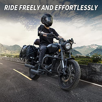 50L Waterproof Motorcycle Saddlebags and 35L Waterproof Backpack for Men and Women - Heavy Duty Roll-Top Floating Dry Bag Backpack for Kayaking, Boating