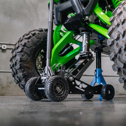 Pro Eagle 3 Ton Kratos Big Wheel Off Road Jack - Heavy Duty Hydraulic Floor Jack for Lifted Trucks & SUVs - All Terrain High Lift with 8 inch Extension & Skid Plate
