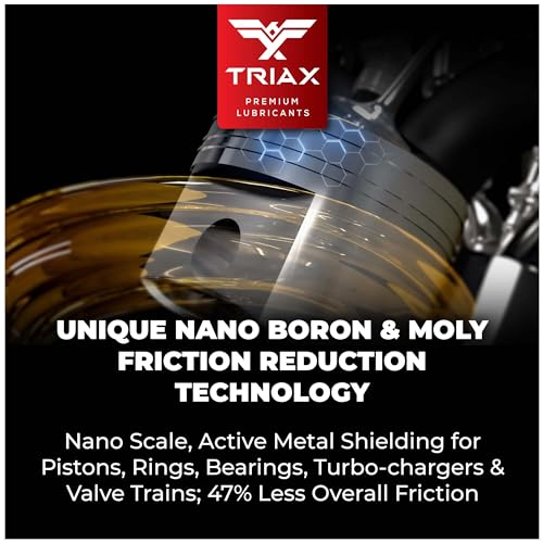 TRIAX Euro LX 5W-40 Full Syn Engine Oil - Compatible with BMW LL01, MB 229.5, 226.5, Audi/VW 502.00, 505.00, MS-12991, Porsche A40 (5 Quart) - size: 5 Quart