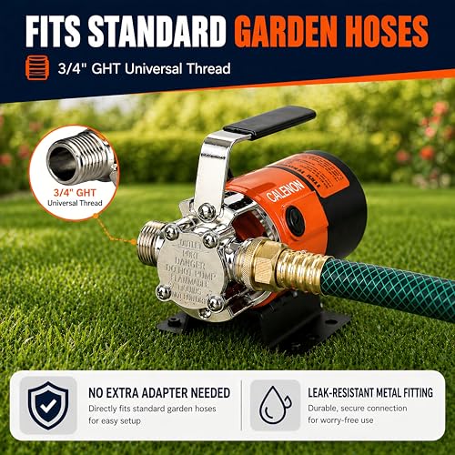 115V Water Transfer Pump, 330 GPH Electric Pump with On/Off Switch - style: 115V – With Switch