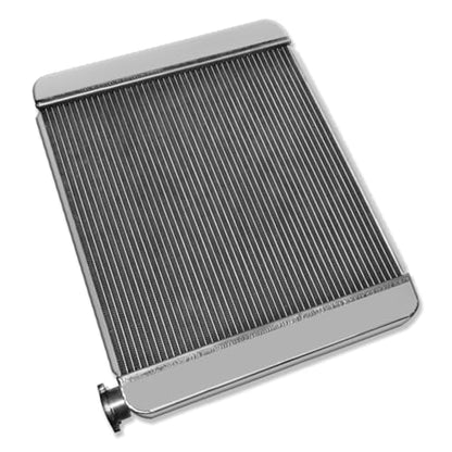 Universal 24" x 19" Aluminum 2 Rows Radiator For GM Chevy SBC BBC - size: 24" x 19"