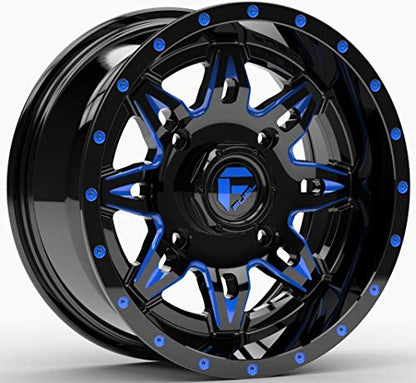 Fuel Lethal UTV Wheels Blue/Black 15" Can-Am Maverick X3 / Pioneer 1000