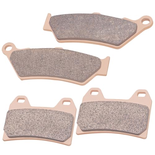 AHL Front & Rear Brake Pads Set for Victory V92C (All Models Single Front Rotor) 1998-2003 (Sintered copper-based) - size: Sintered copper-based