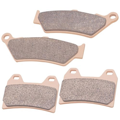 AHL Front & Rear Brake Pads Set for Victory V92C (All Models Single Front Rotor) 1998-2003 (Sintered copper-based) - size: Sintered copper-based