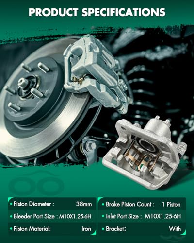 SCITOO - Rear Disc Brake Calipers Assembly For Acura,For Honda - size: Rear[19B2911A & 19B2910A]