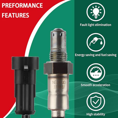 O2 Oxygen Sensor Heated Air Fuel Ratio Compatible with Harley-Davidson Dyna Road King Electra Glide Forty Eight Iron 883 Replace# 27719-07 - size: 27719-07