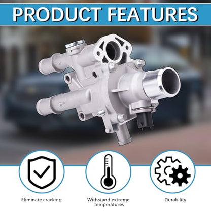 Full Aluminum Engine Coolant Thermostat Housing Assembly