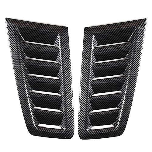 Universal Car Hood Vent Scoop Kit, Cold Air Intake Louvers for Auto Cooling, Fit for RS MK2 Bonnet Cover (Hydrographics Transfer Printing) - color: Hydrographics Transfer Printing