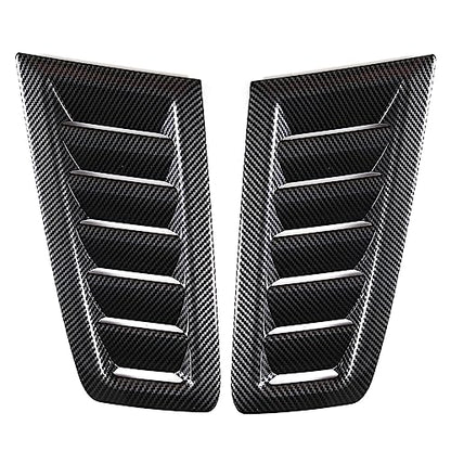 Universal Car Hood Vent Scoop Kit, Cold Air Intake Louvers for Auto Cooling, Fit for RS MK2 Bonnet Cover (Hydrographics Transfer Printing) - color: Hydrographics Transfer Printing