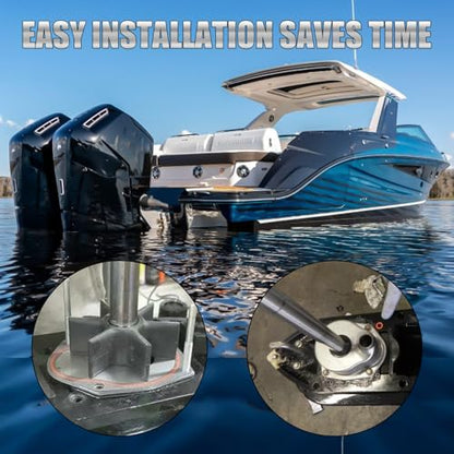 817275Q05 Upper Water Pump Repair Kit Compatible with 1991-2021 Mercury MerCruiser Alpha 1 Gen 2 Drives 200HP 225HP 250HP and Vazer Drives Water Pump Impeller Replaces 817275A4 18-3147