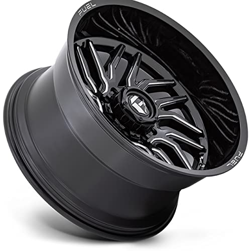 FUEL OFF-ROAD D807 HURRICANE 20X10, 6X5.5, 4.79, 18mm GLOSS BLACK MILLED - D80720008447 - color: GLOSS BLACK MILLED, size: 20X10, 6X5.5, 4.79, -18mm