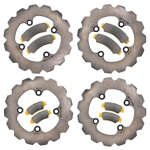 Traild Ceramic Brake Pad & Rotor Kit for CFMoto UForce 2019-2026 Full Set - style: Ceramic Pad & Rotor Set