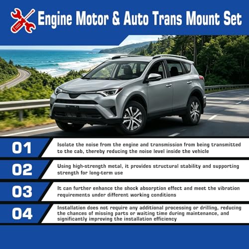 Engine & Transmission Mount for RA-V4 2013-2018 2.5L 2AR-FE