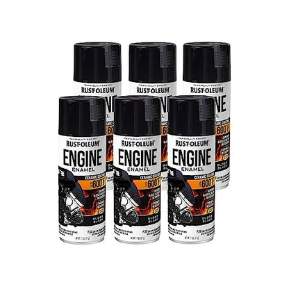 Rust-Oleum Automotive Engine Enamel Spray Paint, Gloss Black