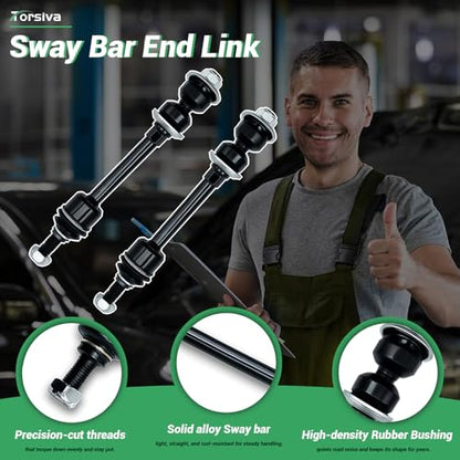 K7400 2PCS Front Stabilizer Sway Bar End Links for Dodge 2002 2003 2004 2005 2006 2007 2008 2009 2010-2013 Ram 1500, 2011-13 Ram 1500 RWD Pickup/Ram 2500 RWD Pickup, 11-2012 Ram 3500 - size: K7400 X2