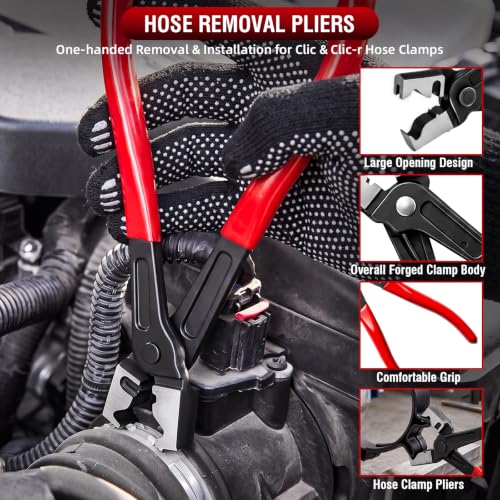 13-Piece Electrical Disconnect Pliers Kit for Cars - size: 13Pcs