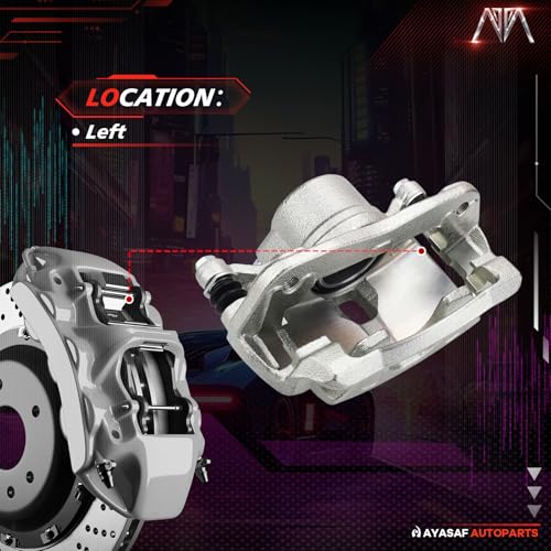 19B2660 Front Left Driver Side Disc Brake Caliper Assembly - color: Front Left