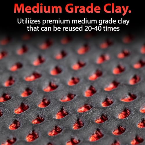 Adam's Polishes Clay Mitt - Medium Grade Clay Bar Infused Mitt | Car Detailing Glove Quickly Removes Debris from Your Paint, Glass, Wheels, & More - size: Red - 2pk