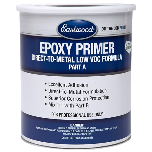 Eastwood Epoxy Primer Black Autobody Paint and Activator - 2 Gallon Kit - color: Black, size: 256 Ounce (Pack of 1)