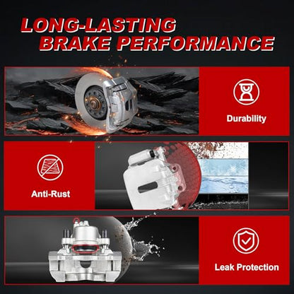 Front Brake Caliper Kit Right + Left Assembly 184339 184340 - style: Front 184339 184340