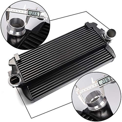 CHEDA High Performance Front Mount Intercooler Compatible For BMW F01/06/07/10/11/12 Black