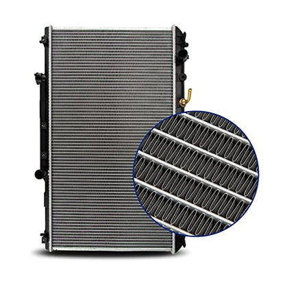 Torchbeam Car Aluminum Core Radiators Compatible with 1997-2001 Camry 2.2L, 1999-2001 Solara 2.2L Transmission Oil Cooler Included - size: CU1909