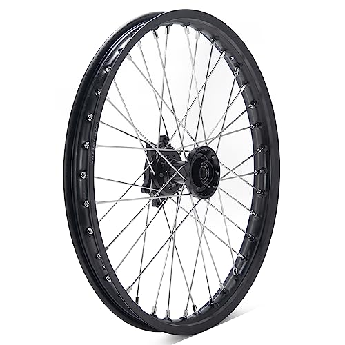 TOFR 21" x 1.6" CNC Front Wheel Rim Spoke Hub for Sur-Ron Surron Ultra Bee - color: Black, size: 21" Front N/A Rear